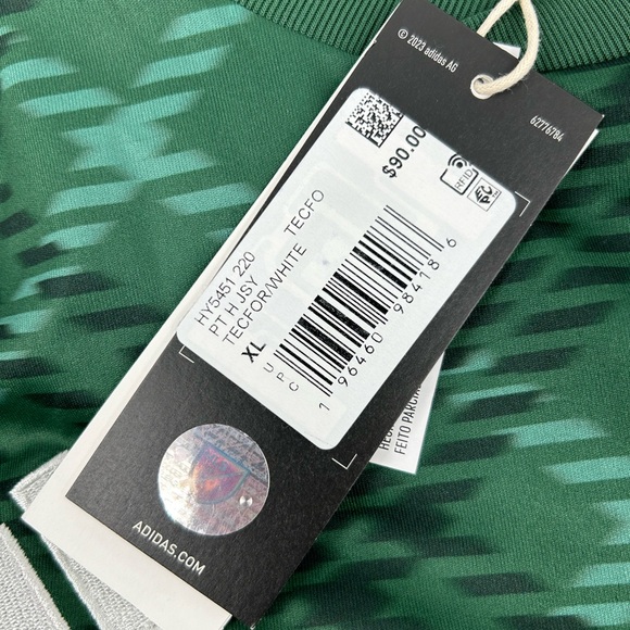 ADIDAS MLS PORTLAND TIMBERS MEN'S SOCCER JERSEY SIZE XLARGE NWT - Picture 3 of 5